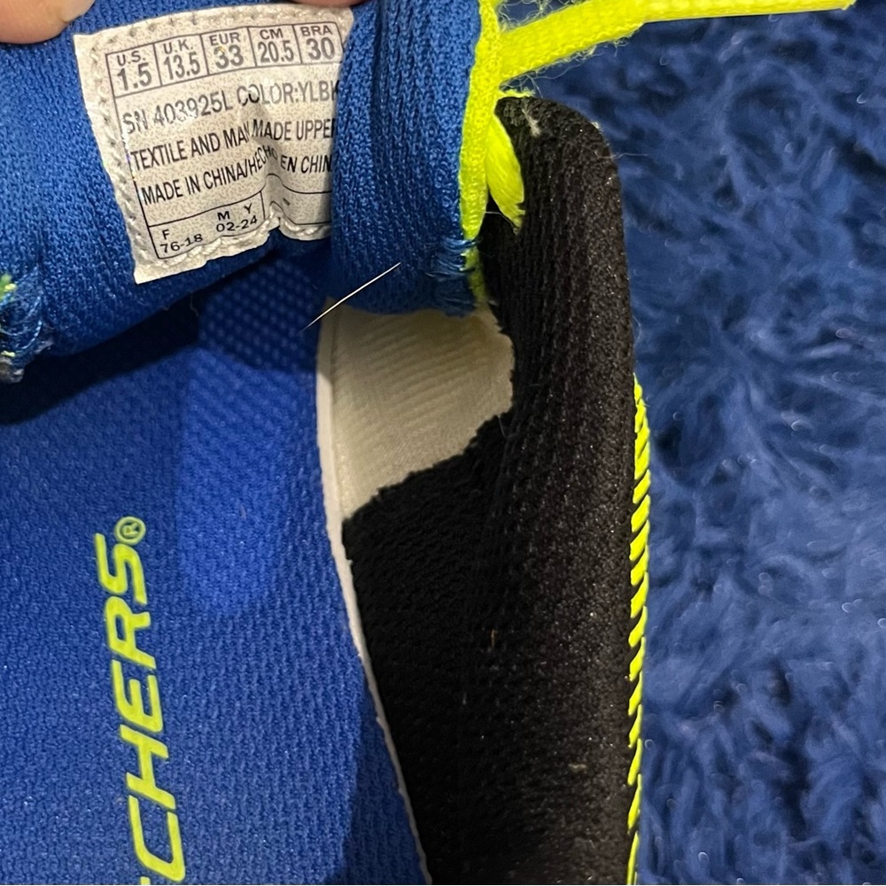 Skechers Kids' Lime Green Sneakers - Picture 6 of 11